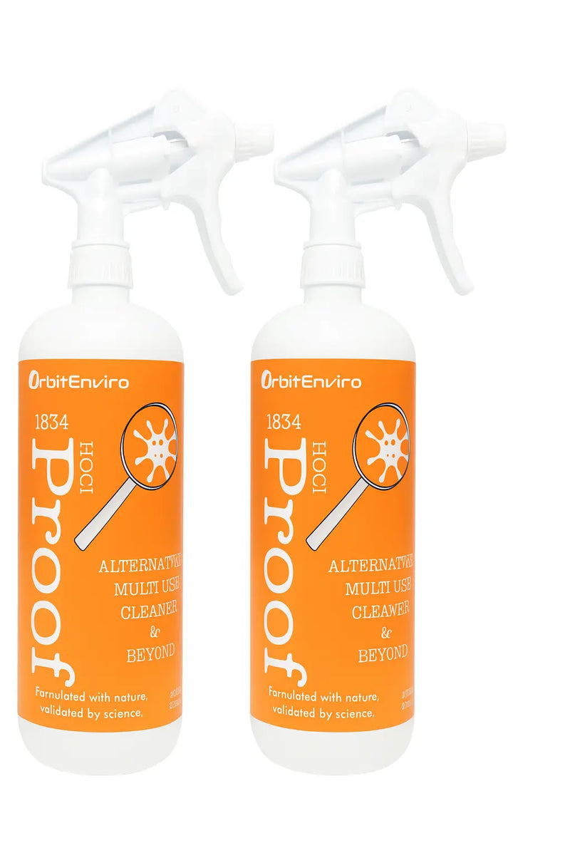 1834 PROOF HOCl Multi-Use Cleaner - 2 Pack Bundle - 32 oz Each OrbitEnviro