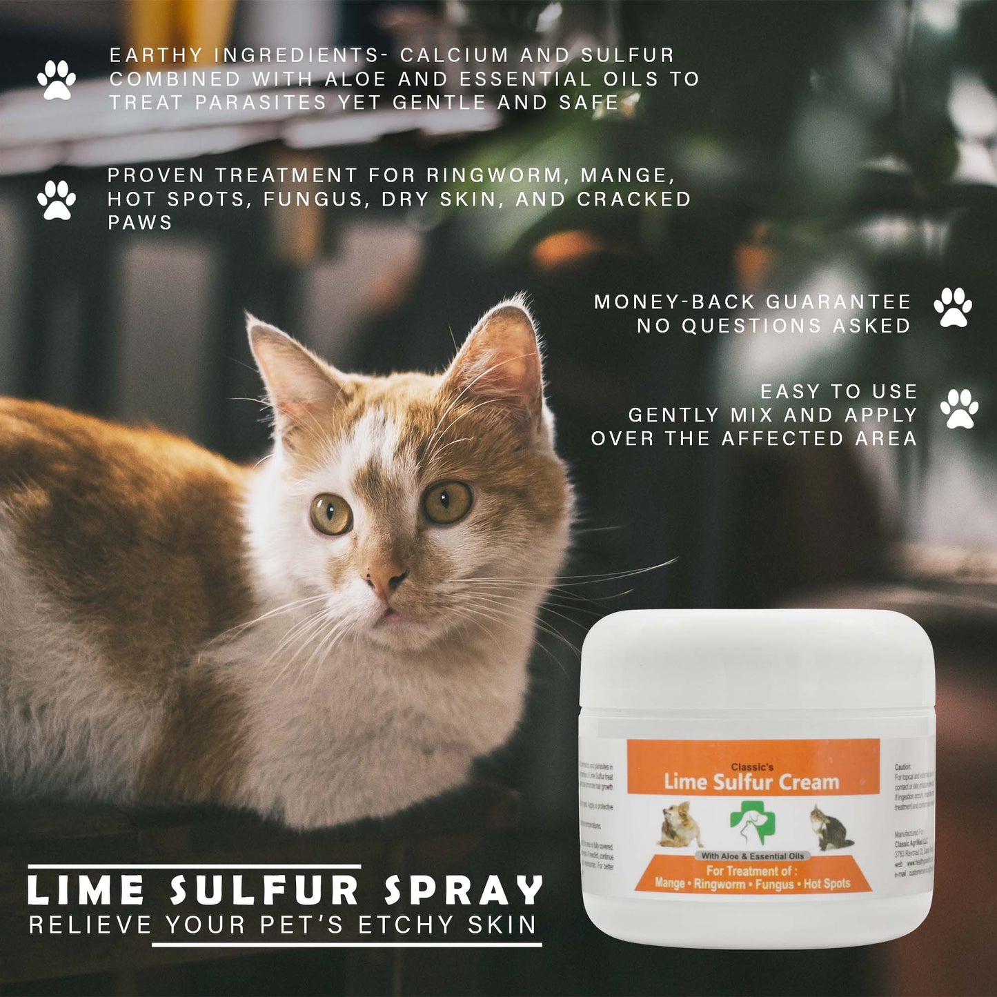 Lime Sulfur Pet Skin Cream